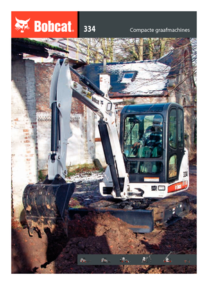 Mini Excavators Bobcat 334 G