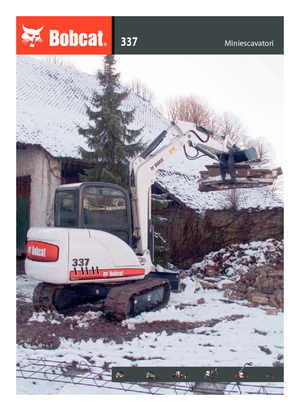 Mini Excavators Bobcat 337 G