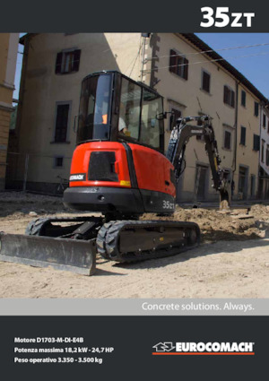 Mini Excavators Eurocomach 35 ZT