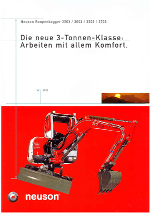 Mini Excavators Neuson 3503