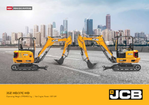 Mini ekskavatörler JCB 37C HD