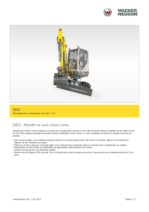 Mini Excavators Neuson 50 Z 3