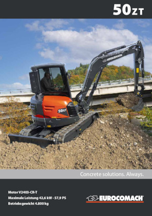 Mini ekskavatörler Eurocomach 50 ZT