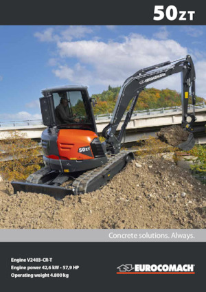 Mini Excavators Eurocomach 50 ZT