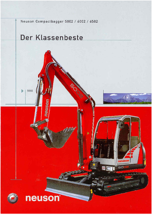 Mini ekskavatörler Neuson 6002