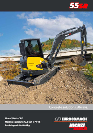 Mini Excavators Eurocomach 55sa