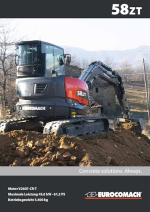 Mini Excavators Eurocomach 58 ZT