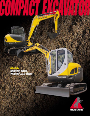 Mini Excavators Mustang 6003