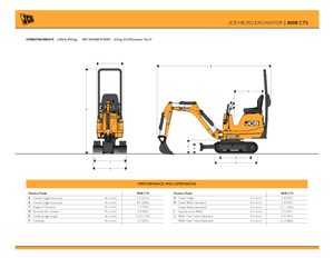 Mini Excavators JCB 8008