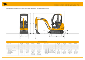 Mini Excavators JCB 8014 CTS