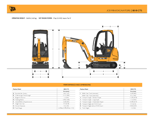 Mini Excavators JCB 8018 CTS