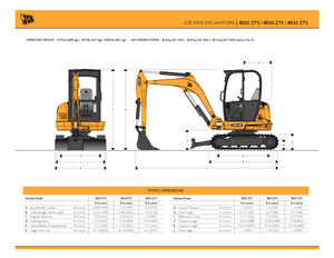 Mini Excavators JCB 8025 ZTS