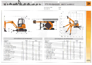 Mini Excavators JCB 8032 Z