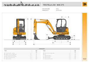 Mini Excavators JCB 8035 ZTS