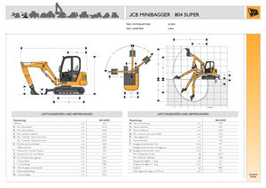 Mini Excavators JCB 804 Super