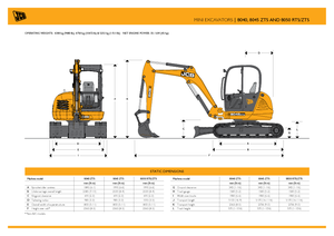 Mini Excavators JCB 8045 ZTS