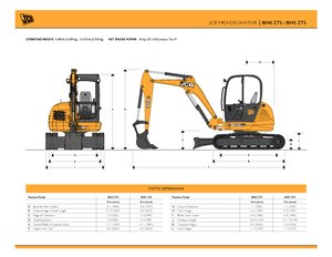 Mini Excavators JCB 8045 ZTS