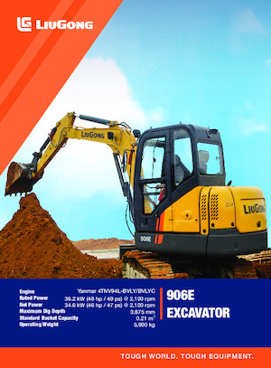Mini Excavators Liugong 906E