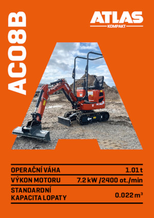 Mini Excavators Atlas Kompakt AC 08B