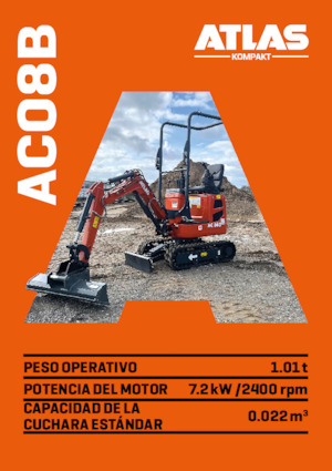Mini Excavators Atlas Kompakt AC 08B