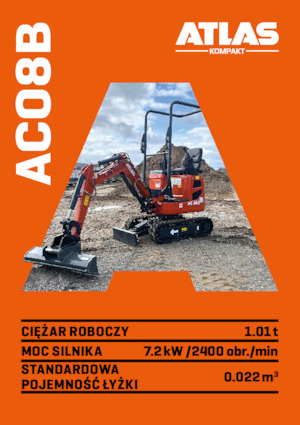 Mini Excavators Atlas Kompakt AC 08B