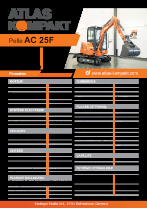 Mini Excavators Atlas Kompakt AC 25F 