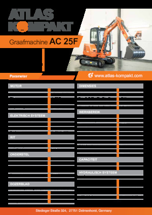 Mini Excavators Atlas Kompakt AC 25F 