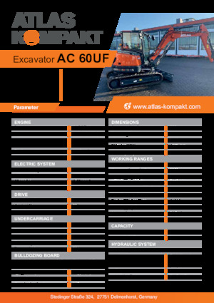 Mini Excavators Atlas Kompakt AC 60UF