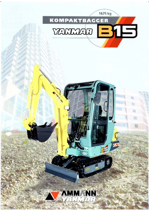 Mini ekskavatörler Yanmar B 15