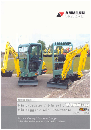 Mini Excavators Yanmar B 17-3