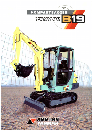 Mini ekskavatörler Yanmar B 19