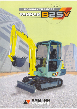 Mini Excavators Yanmar B 25 V