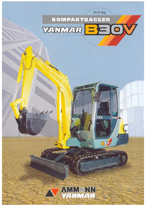 Mini Excavators Yanmar B 30 V