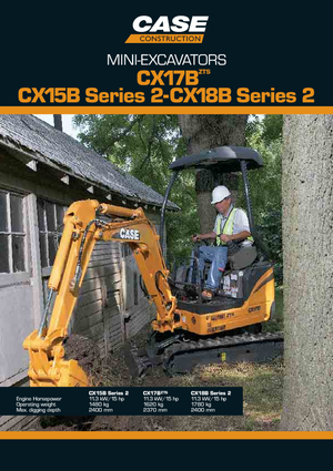 Mini Excavators Case CX17B ZTS