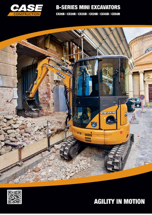 Mini Excavators Case CX35B ZTS