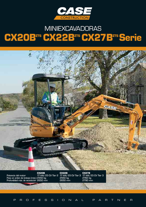 Mini Excavators Case CX 27 B