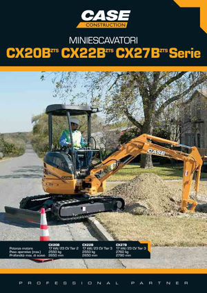 Mini Excavators Case CX 27 B