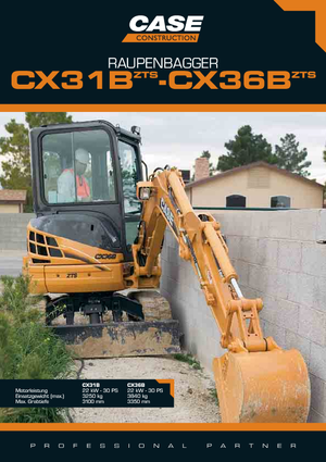 Mini Excavators Case CX 31 B