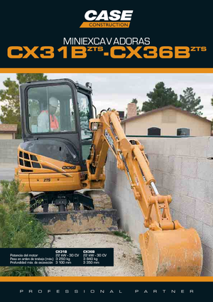 Mini Excavators Case CX36B ZTS