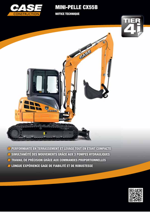 Mini Excavators Case CX55B ZTS