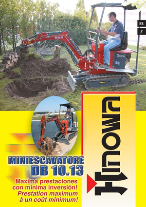 Mini ekskavatörler Hinowa DB 10.13