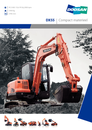 Wheel Excavators Doosan DX 55