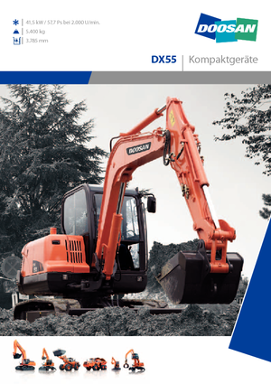 Wheel Excavators Doosan DX 55