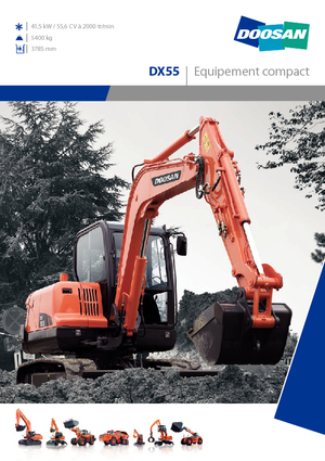 Wheel Excavators Doosan DX 55