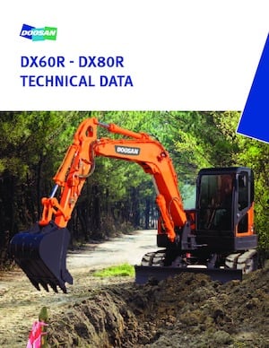 Mini Excavators Doosan DX 60 R