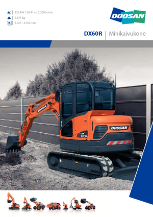 Mini Excavators Doosan DX 60 R