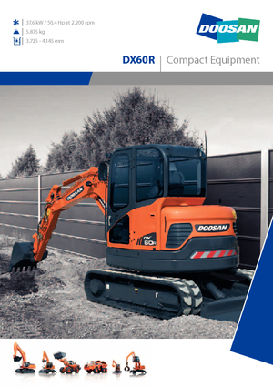 Mini Excavators Doosan DX 60 R