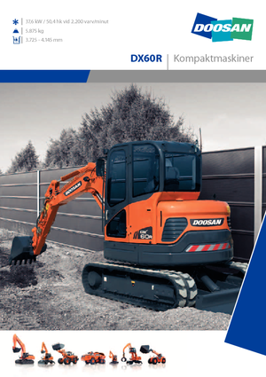 Mini Excavators Doosan DX 60 R