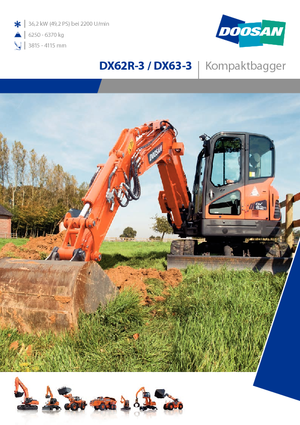 Crawler Excavators Doosan DX62R-3