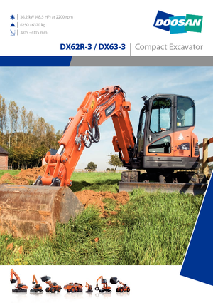 Crawler Excavators Doosan DX62R-3